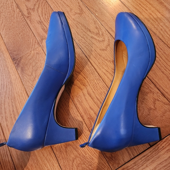 Dr. Liza ocean blue sneaker pumps sz 10M - Picture 5 of 11